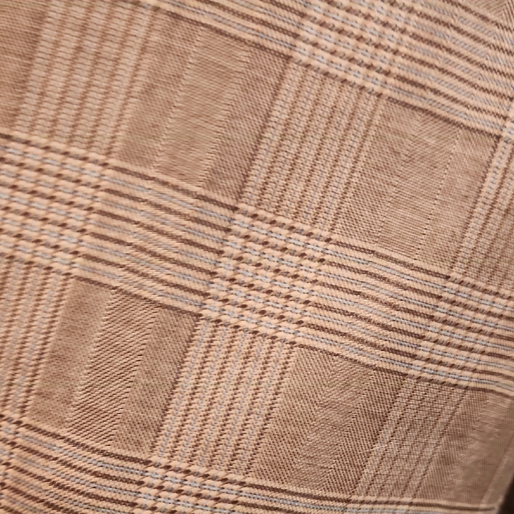 LOFT Petite Brown Plaid Pants - Picture 3 of 8
